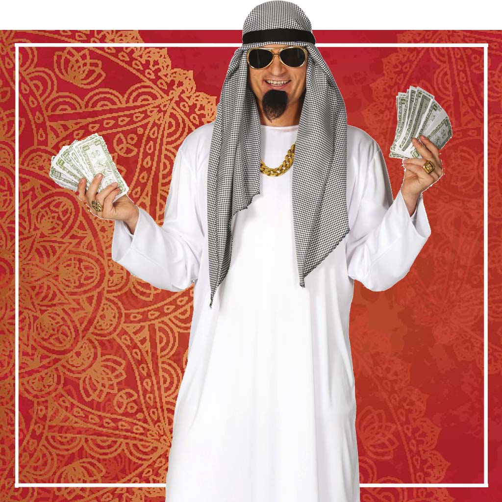 Disfraz arabe mujer casero 2025
